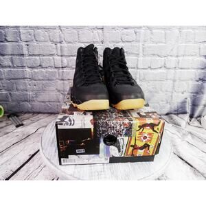 Air Jordan 9 Retro Boot NRG Black Size 7.5 AR4491-025 BNIB w/ Extra Brown Laces